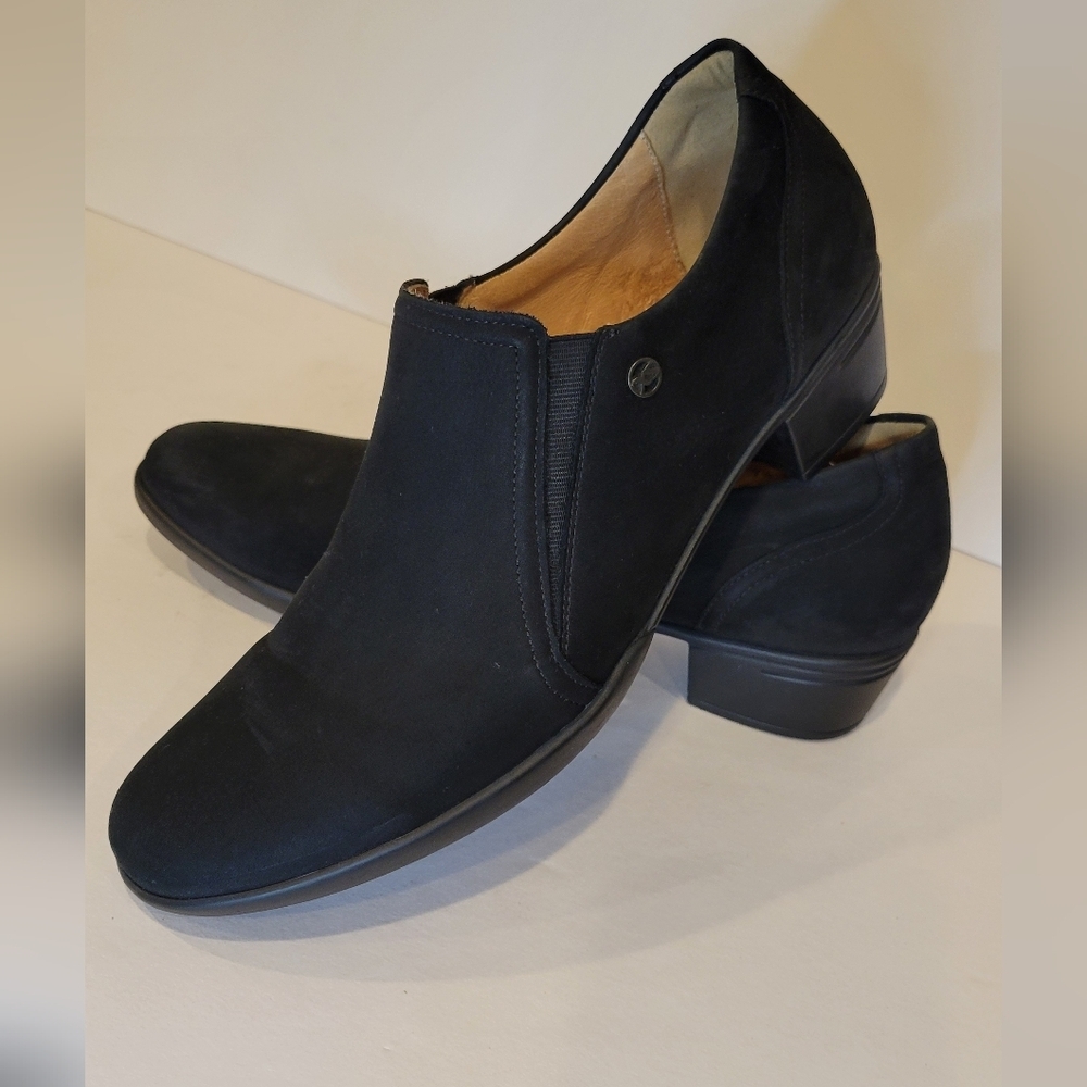 Hartjes XS Black Comfort Shoes US 7.5 Casual Clogs Slip On